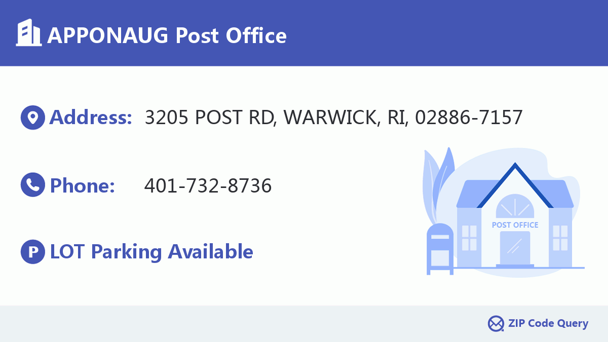 Post Office:APPONAUG