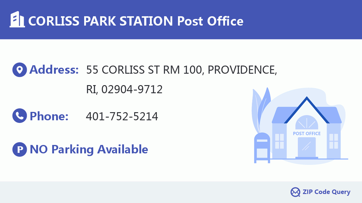 Post Office:CORLISS PARK STATION