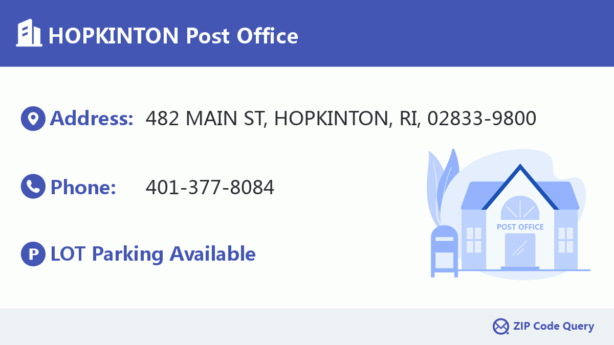 Post Office:HOPKINTON