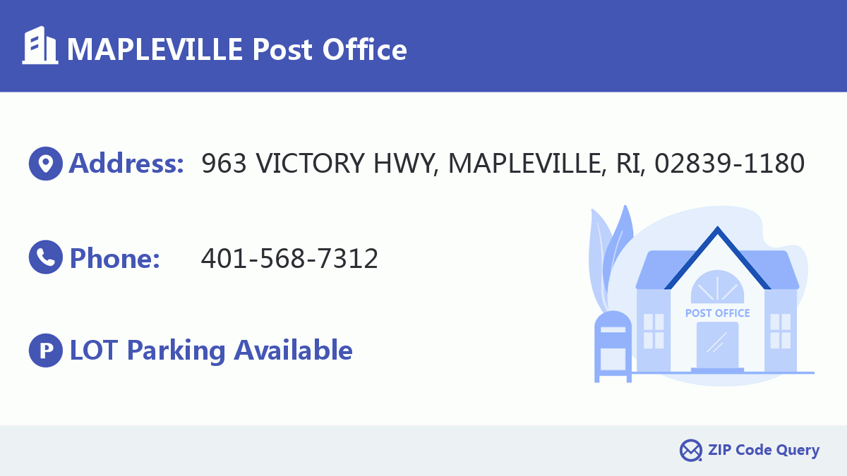 Post Office:MAPLEVILLE