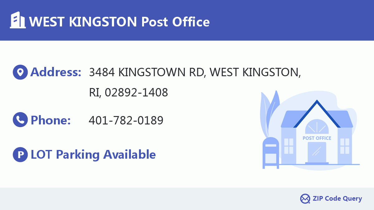 Post Office:WEST KINGSTON
